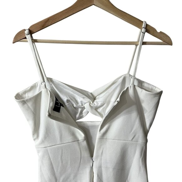 LULUS Twisting the Night Away Mini Bodycon Dress Size Small Sweetheart Cut Out - Picture 6 of 11